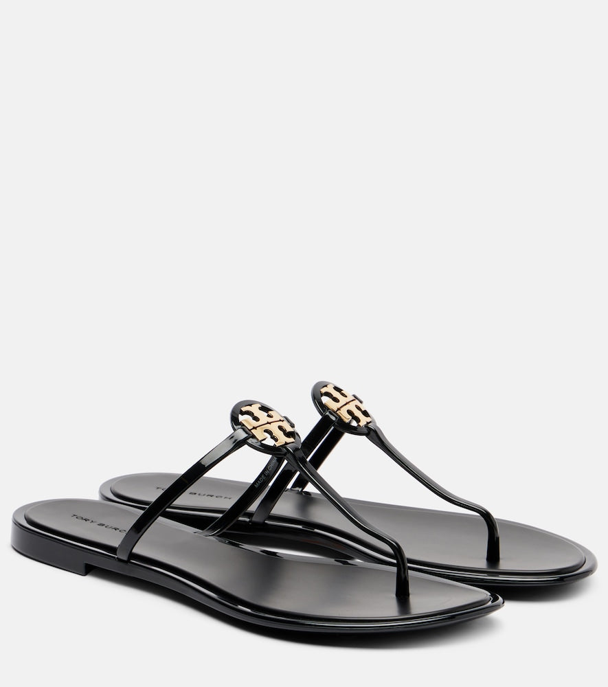Tory Burch Embellished thong sandals in Black - Flat Sandals