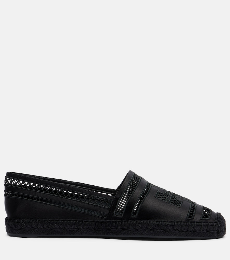 Black Tory Burch Open Weave espdarilles - Flat Espadrilles