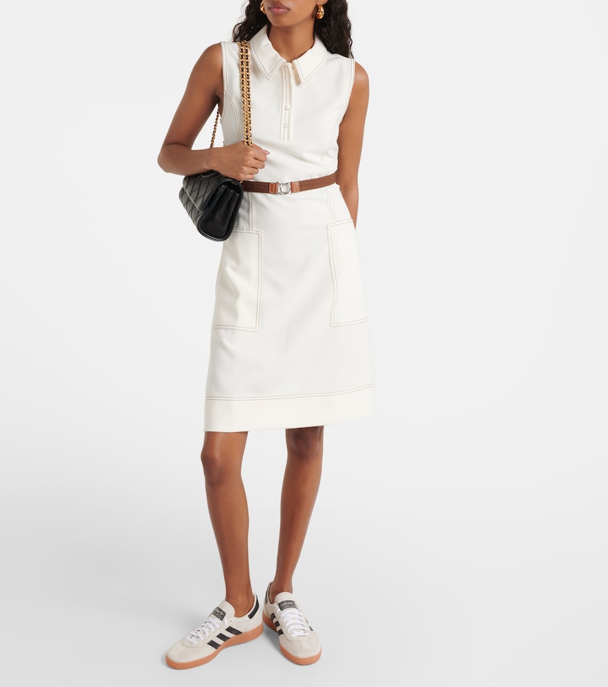 Tory Sport Belted sleeveless polo dress