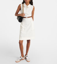 Tory Sport Belted sleeveless polo dress