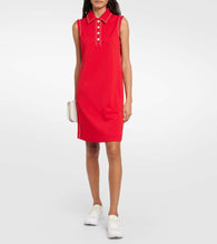 Tory Sport Contrast Stitch Polo minidress