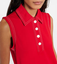 Tory Sport Contrast Stitch Polo minidress