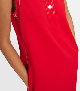 Tory Sport Contrast Stitch Polo minidress