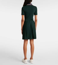 Tory Sport Pleated zip-up tennis dress