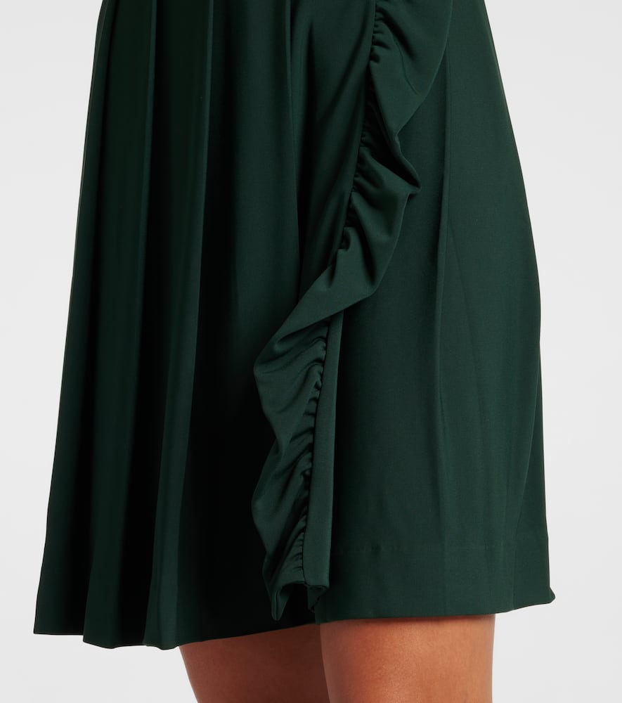 Tory Sport Pleated zip-up tennis dress