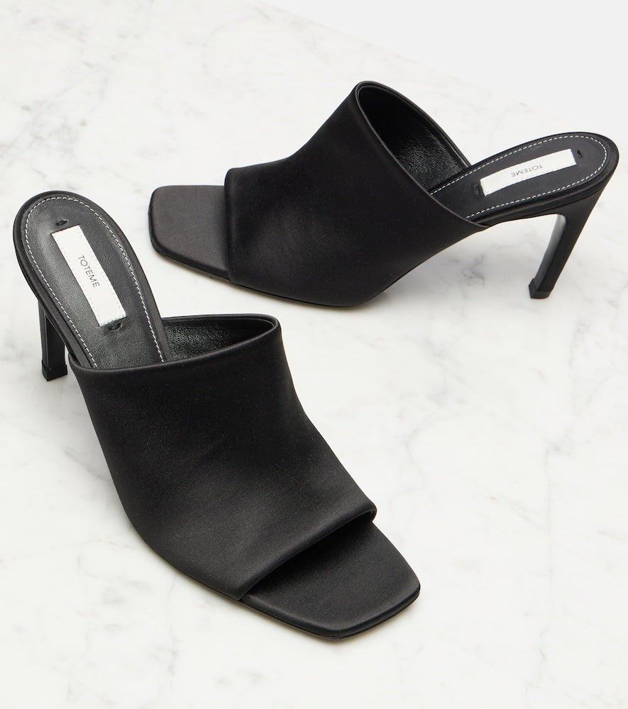 Toteme 85 satin mules