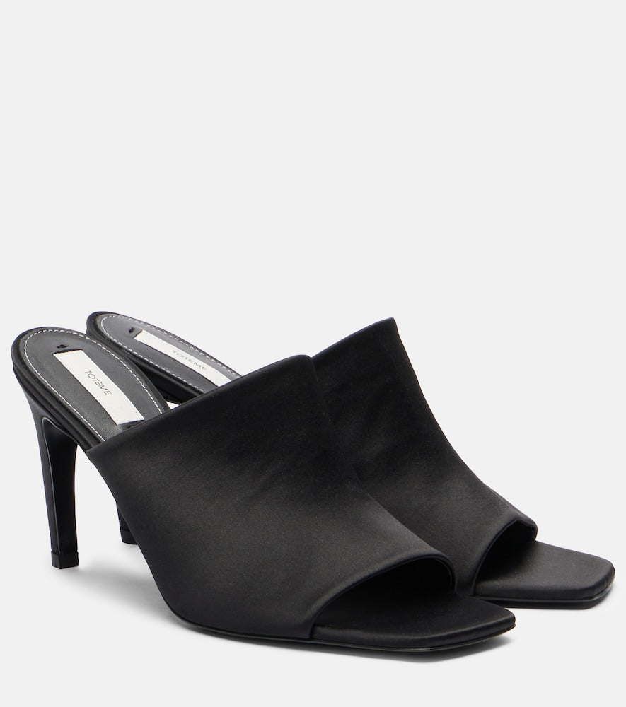 Toteme 85 satin mules