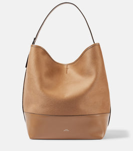 Toteme Belted leather-trimmed wool tote bag. Shop Toteme Tote Bags for women now.