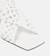 Toteme Crochet and leather sandals