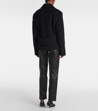 Toteme Cropped wool-blend peacoat