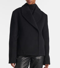 Toteme Cropped wool-blend peacoat