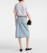 Toteme Denim midi skirt
