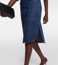 Toteme Denim midi skirt