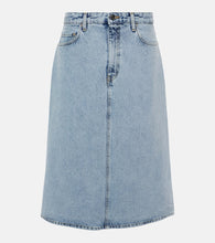 Toteme Denim midi skirt - Toteme 牛仔中长裙
