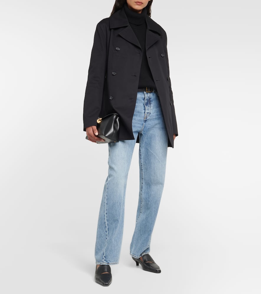 Toteme Double-breasted cotton jacket