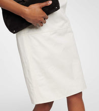Toteme Draped cotton and linen minidress