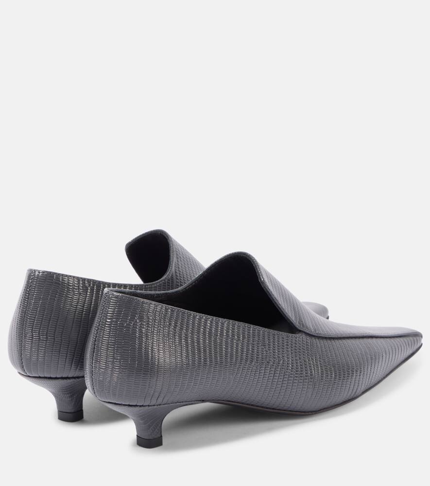 Toteme Embossed leather pumps