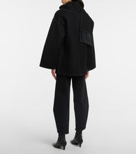 Toteme Embroidered wool-blend scarf jacket