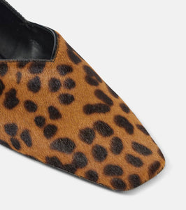 Toteme Everyday calf hair slip-on shoes