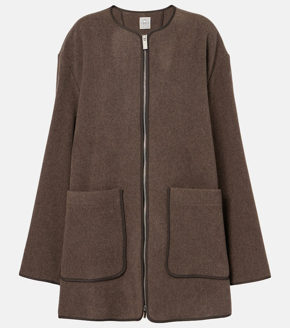 Toteme Felted wool-blend jacket