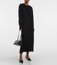Toteme Gathered crêpe maxi dress