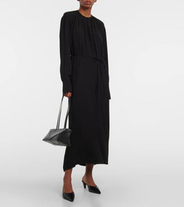 Toteme Gathered crêpe maxi dress