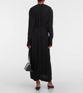 Toteme Gathered crêpe maxi dress