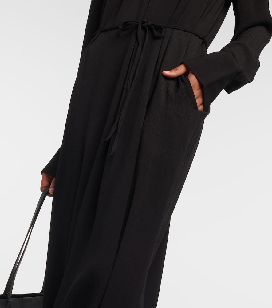 Toteme Gathered crêpe maxi dress