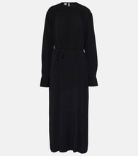 Toteme Gathered crêpe maxi dress