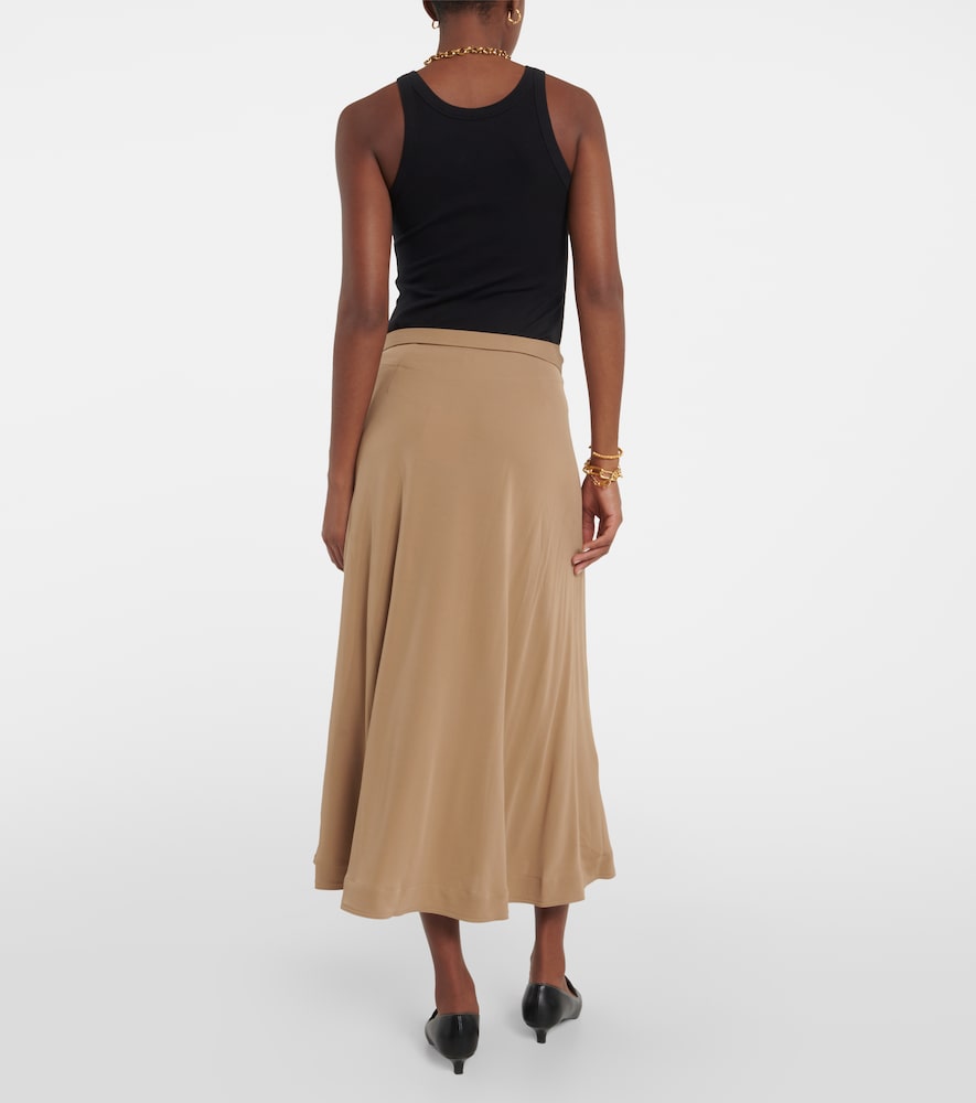Toteme Jersey wrap skirt