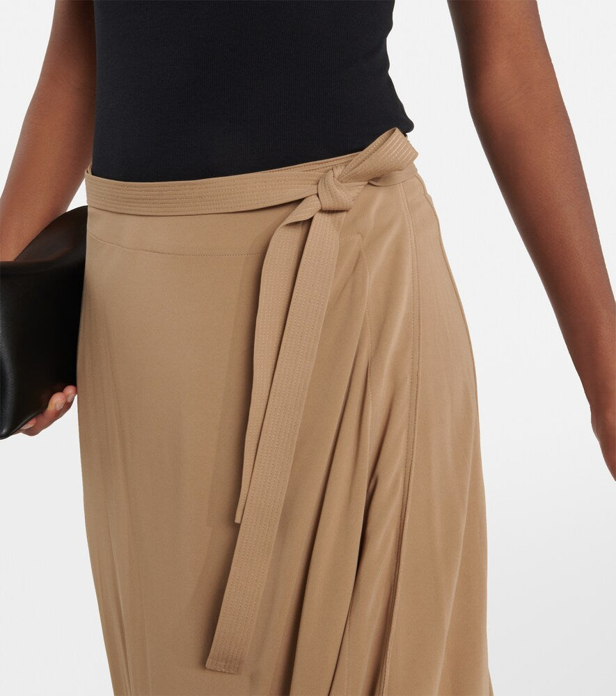 Toteme Jersey wrap skirt