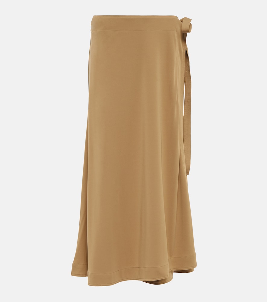 Toteme Jersey wrap skirt - 图腾针织裹身裙