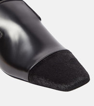 Toteme Leather and calf hair loafers