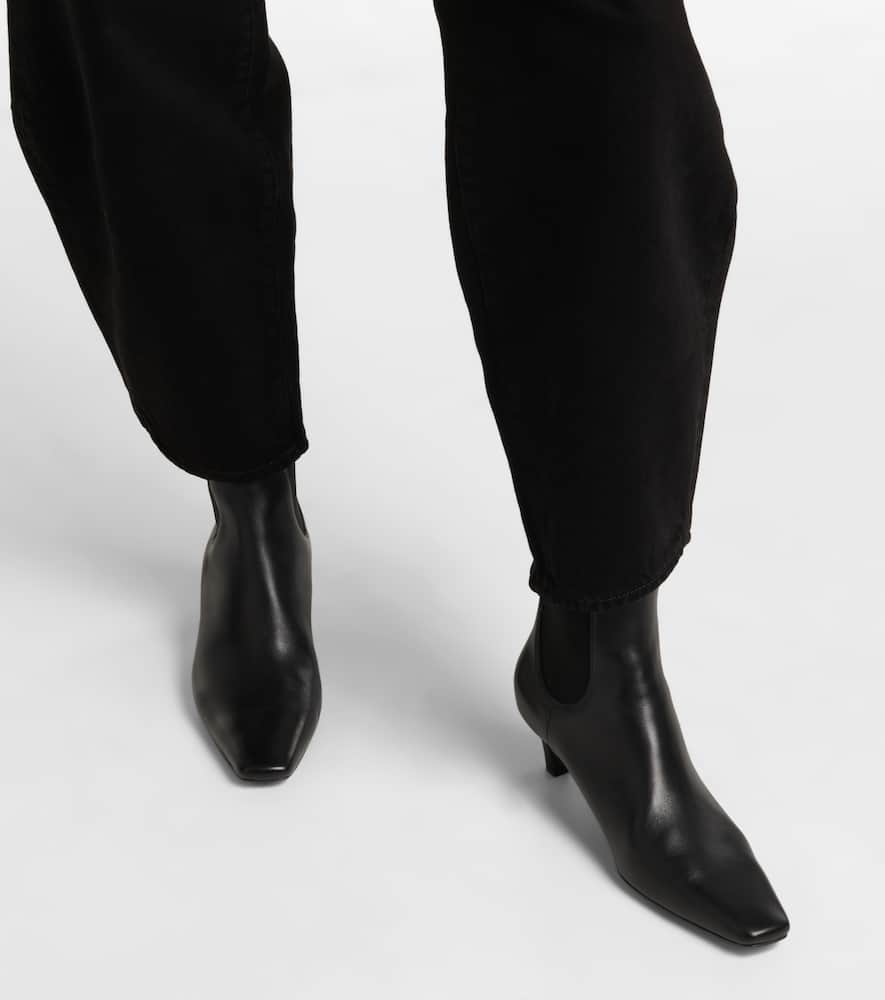 Toteme 50 leather ankle boots