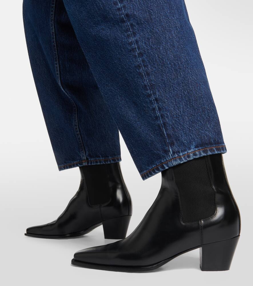 Toteme Leather ankle boots