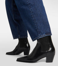 Toteme Leather ankle boots