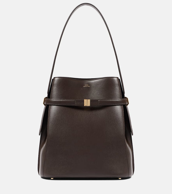 Toteme Leather bucket bag. Shop Toteme Shoulder Bags for women now.
