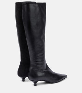 Toteme Leather knee-high boots