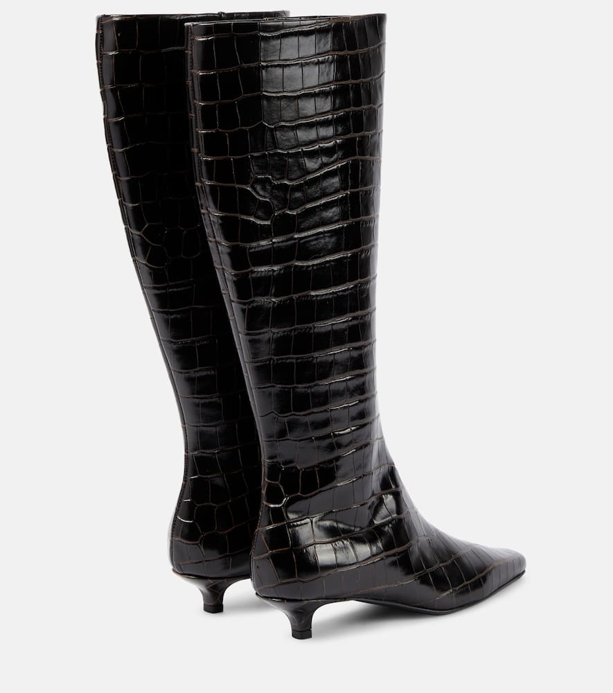 Toteme Leather knee-high boots