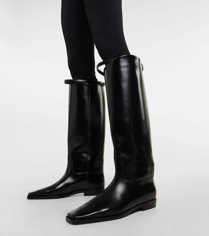 Toteme Leather knee-high boots