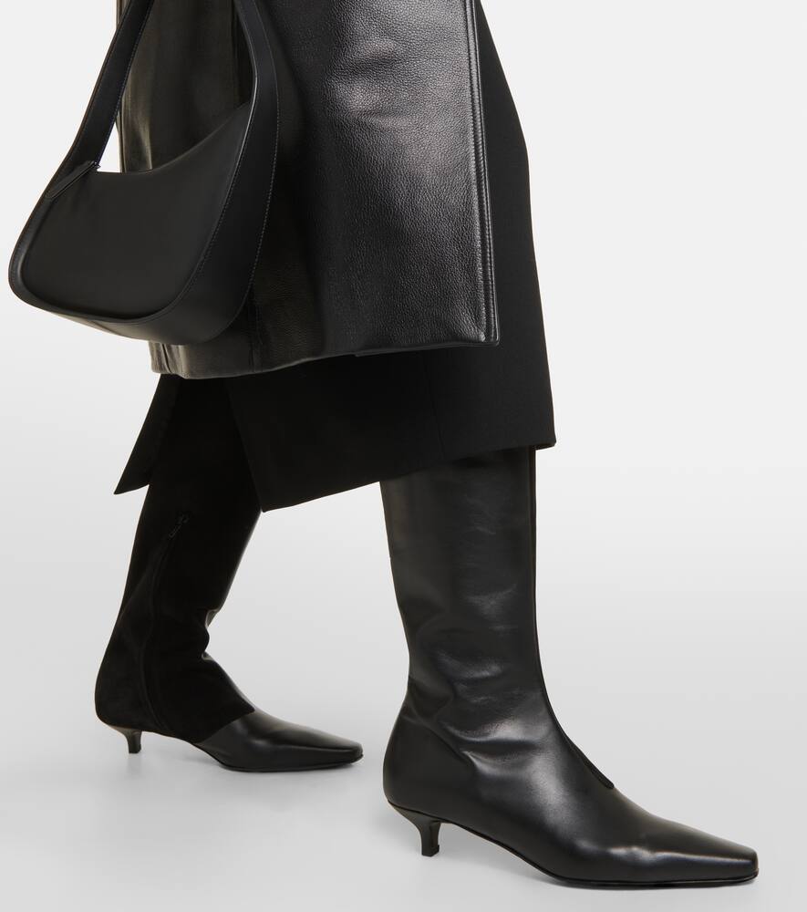 Toteme Leather knee-high boots