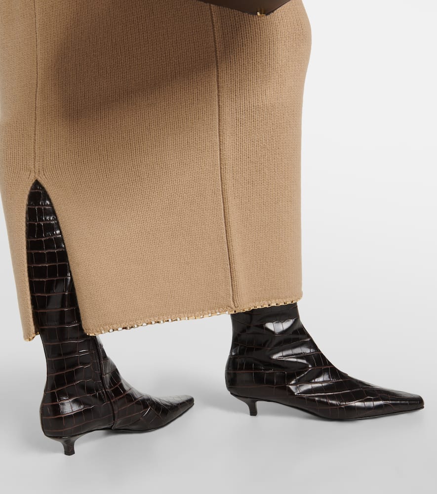 Toteme Leather knee-high boots
