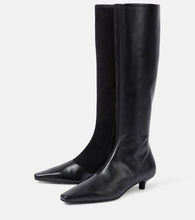 Toteme Leather knee-high boots