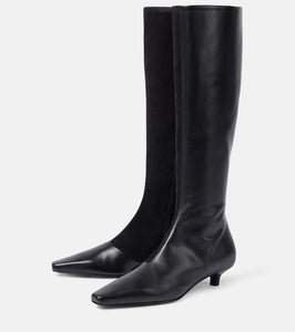 Toteme Leather knee-high boots