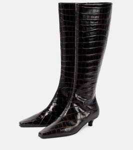 Toteme Leather knee-high boots