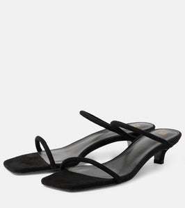 Toteme Minimalist 35 suede sandals