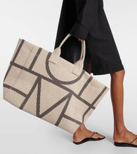 Toteme Monogram canvas tote bag