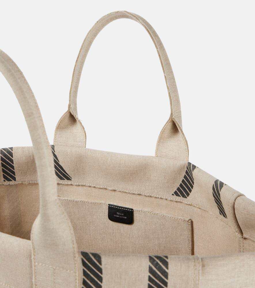 Toteme Monogram canvas tote bag