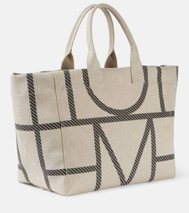 Toteme Monogram canvas tote bag