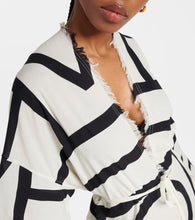 Toteme Monogram cotton wrap dress